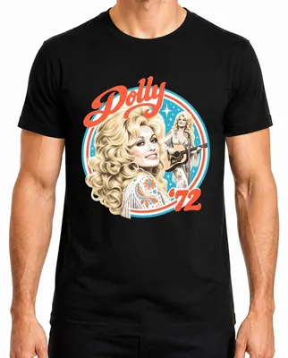 Produktbild von Dolly Parton 72 Country Musik Sängerin Legende Retro Nashville Herren T-Shirt, Schwarz, S