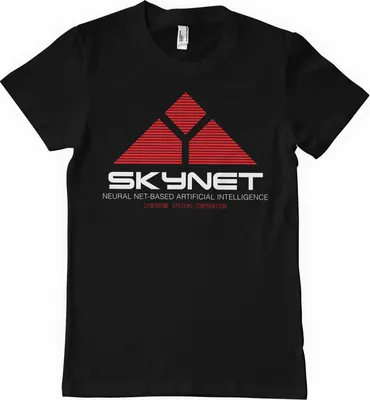 Produktbild von Terminator T-Shirt Herren Skynet schwarz Fan-Merch, Filme 100% Baumwolle L