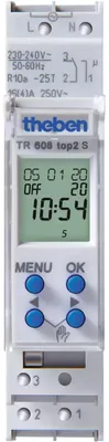 Produktbild von Theben Digitale Zeitschaltuhr TR 608 top2 S
