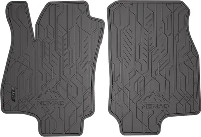 Productafbeelding van Autotapijten, rubberen matten voor Opel Astra G, modeljaren 1998-2004, zwart, 2-delig