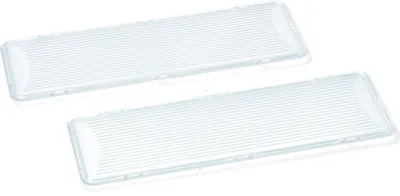 Produktbild von Lampenabdeckung 175x60mm passend für Bosch Siemens Neff Constructa Abdeckung Dunstabzugshaube 2Stk. - Nr.: 264984
