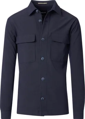 Produktbild von VENTI Herren Outdoor-Hemdjacke Stehbundkragen Regular Marine 50