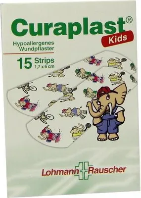 Produktbild von Curaplast Kids Strips 17x60 mm einzeln verpackt 15 St