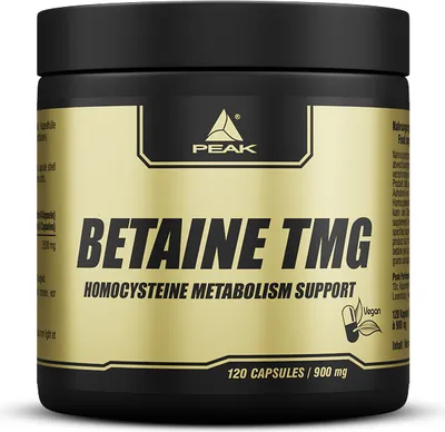 Obrázek produktu pro Betain TMG - 120 kapslí I Kardiovaskulární systém I Metabolismus jater a tuků I Metabolismus homocysteinu