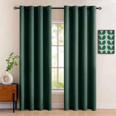 Productafbeelding van Famanu verduisterende gordijnen, dikke stof, beige kleur, breedte 140 cm, hoogte 210 cm