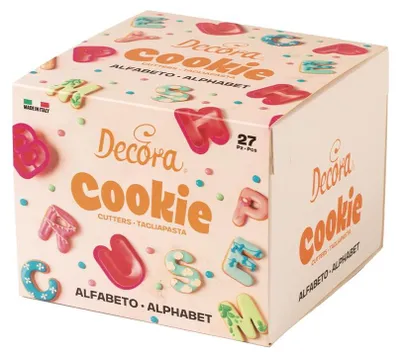Obrázok produktu pre Sada 27 kusov vykrajovačiek, plastové, 5,2 x výška 2,2 cm, vhodné na vykrajovanie sušienok a čokolády
