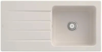Produktbild von Villeroy & Boch Keramikspüle 336001KR, Architectura 60 Einbauspüle - inkl.