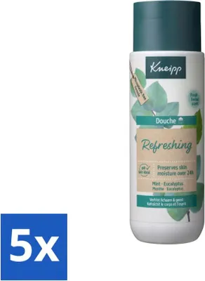 Produktbild von Kneipp - Duschgel - Erfrischend - Minze Eukalyptus - 200 ml - Vorteilspack - 5 Stücke