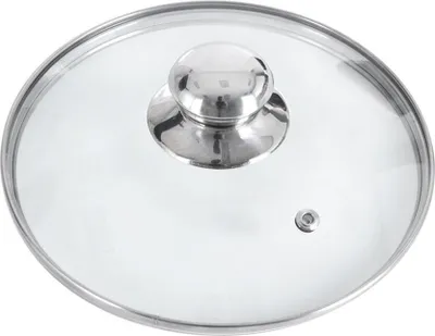 Produktbild von Orion | Glasdeckel - mit Edelstahlring - Ø 20 cm - 200°C Hitzebeständiges Glas - Universaldeckel - für Topf und Pfanne - mit Dampfauslass