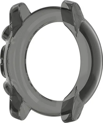 Immagine prodotto di Custodia subtel TPU compatibile con Amazfit Stratos 3 protezione, bumper per smartwatch bracciale fitness, nero, assorbe urti, evita danni e costose riparazioni