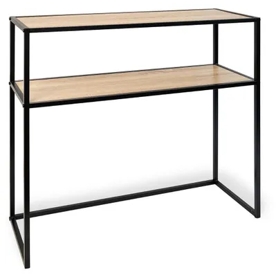 Produktbild von Multifunktionale Konsole mit 2 Ablagen, 78 x 27 x 77 cm