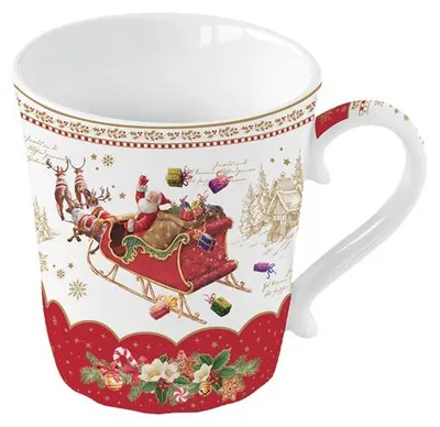 Image de Coffret 2 Mugs 34cl En Porcelaine Christmas Memories - Pozzi Milano Spa