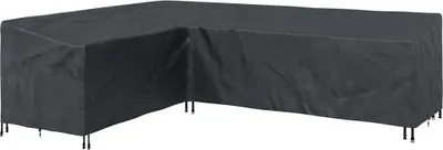 Zdjęcie produktu dla Pokrowiec na meble vidaXL, czarny, 286 x 222 x 80 cm