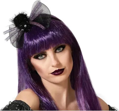 Produktbild von Atosa Halloween Spinnendiadem Lila Lila One Size
