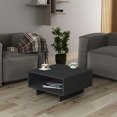 Produktbild von Skye Decor, Hola - Anthracite, Anthrazit, Couchtisch, 60 x 32 x 60 cm, 100 % MELAMINBESCHICHTETE SPANPLATTEN