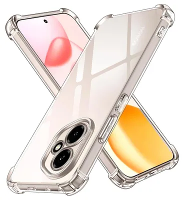Produktbild von Techsuit – Stoßfestes transparentes Silikon-Case für Honor 400 – durchsichtig