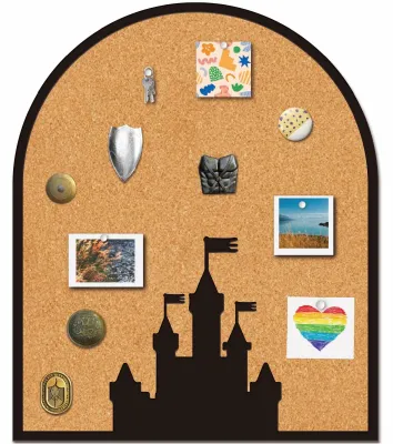 Image de Panneau d'affichage Kurk, dimensions 30 x 20 cm, pour fixation murale