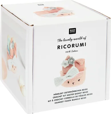 Obrázek produktu pro Rico Design Häkelset Ricorumi, DK, Béžová, Bavlna, 57,5 m, 6 kusů, Velmi jemné praní (30 °C)