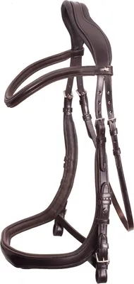 Immagine prodotto di Schockemöhle Sports Snaffle Equitus Delta Bridle Espresso / Silver VB