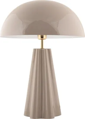 Image de Leitmotiv - Lampe de table Amplio Xl - Gris - Ø30cm Lampe de table - Lampe de chevet, salon, chambre à coucher