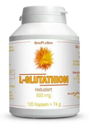 Produktbild von L-Glutathion 500 mg Mono Kapseln 120 St