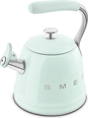 Image de Bouilloires à sifflet 2.3l vert d'eau - Smeg - WKF01PG -