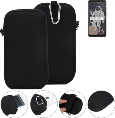 Produktbild von K-S-Trade Neopren-Hülle Handyhülle kompatibel mit HiSense A5C Schutzhülle Neoprenhülle Sleeve Schutz-Hülle Gürtel Tasche Case Holster