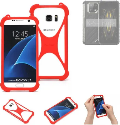 Produktbild von K-S-Trade Handy-Hülle kompatibel mit Ulefone Armor 22 Schutz-Hülle Bumper Silikon Schutz Hülle Cover Case Silikoncase Silikonbumper TPU Softcase