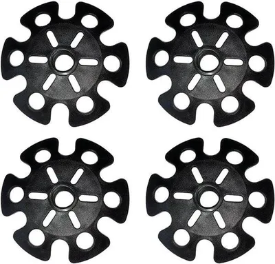Image de Nettoie les bâtons de randonnée en caoutchouc équipés de pointes en carbure pour les randonnées avec des bâtons standard