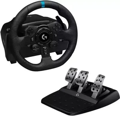 Obrázok produktu pre Logitech G G923, Volant + pedále, PC, PlayStation 4, PlayStation 5, D-pad, Analógový/digitálny, 900°, Kábel