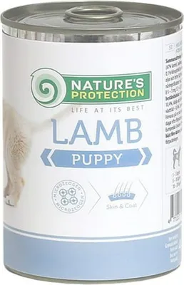 Produktbild von NATURE'S PROTECTION Puppy Lamm Nassfutter 400 g