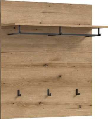 Produktbild von Garderobenpaneel Scout Xonox - Evoke Oak - 90x98x27 cm