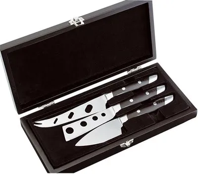 Imagen del producto de 294200 Set de cuchillos para queso FONTINA, acero inoxidable, plateado y