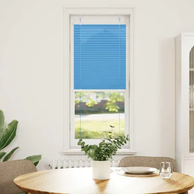 Immagine prodotto di vidaXL Tenda plissettata blu 40x150 cm larghezza tessuto 39,4 cm poliestere