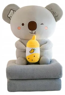 Produktbild von Granda Baby Koala Kuscheltier mit Decke Zitronenflasche 3-in-1