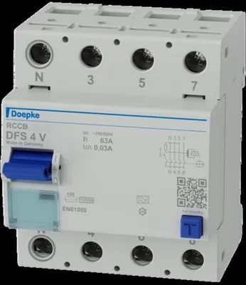Produktbild von Doepke FI-Schalter DFS4 063-4/0,03A 500 09144945
