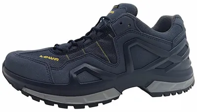 Image de Chaussures de sport Lowa Gorgon GTX pour hommes, chaussures de randonnée outdoor, chaussures de marche, couleur bleue, pour le quotidien