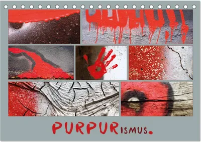 Produktbild von PURPURismus (Tischkalender 2025 DIN A5 quer), CALVENDO Monatskalender