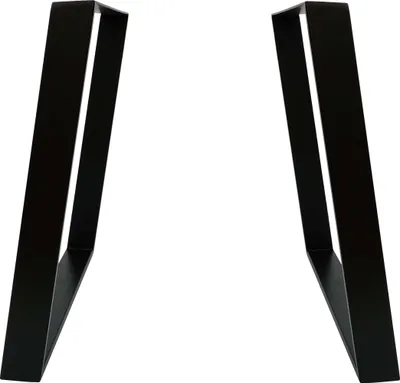 Immagine prodotto di Natural Goods Berlin Corridori per mobili 80GRAD, Corridori per tavoli, gambe per tavoli, struttura per tavoli, Corridori per panche, nero, L75xH72 cm, 2 pezzi