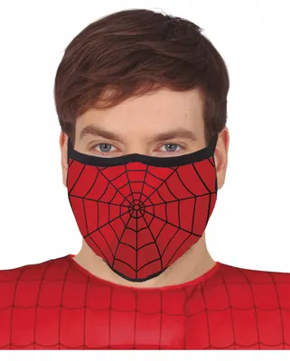 Produktbild von Spinnen Superheld 3-lagige Alltagsmaske als Community Maske