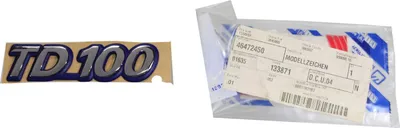 Produktbild von Original Fiat Emblem Schriftzug Logo TD-100 Heckklappe hinten Marea 185 46472450