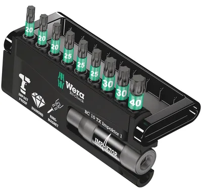 Image de Wera  Bit-Check  10  TX  Impaktor  1  -  05057688001