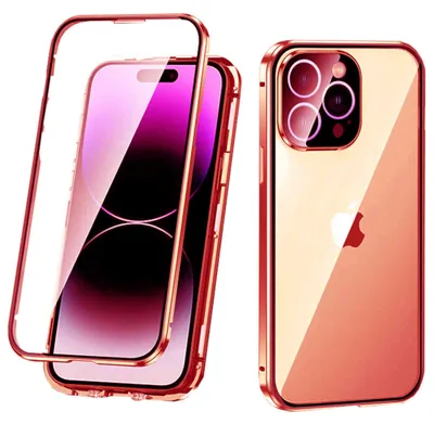 Obrázok produktu pre Pre mobilný telefón Apple iPhone 14 Pro Max Magnetic Glass Bumper Case Case Cover