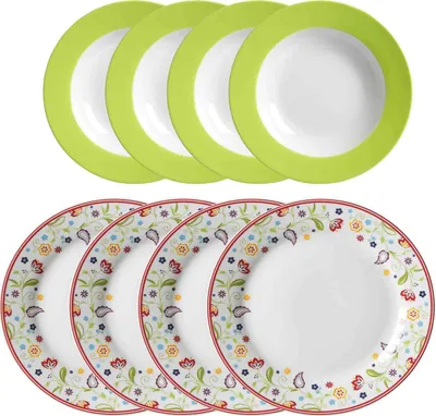 Produktbild von Ritzenhoff & Breker SHANTI DOPPIO Tafelservice 8-teilig grün