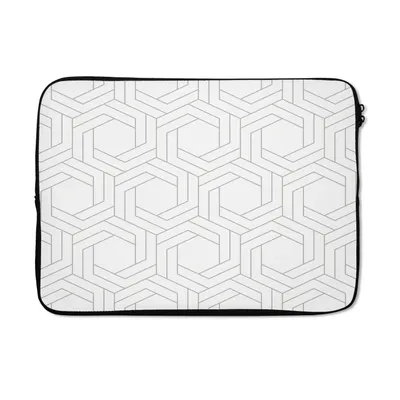 Produktbild von MuchoWow® Laptop Hülle 14 ZollDesign - Geometrie - Muster - Abstrakt Laptoptasche - Laptoptasche - Stoßsicher - Schutzhaube