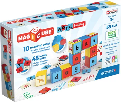 Obrázok produktu pre Geomag MagiCube GM258, 1 rok / roky, 55 kusov, Plast