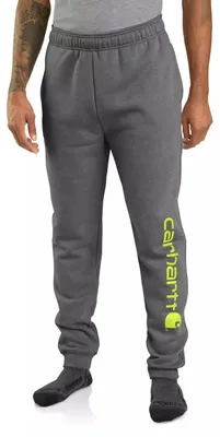 Immagine prodotto di Carhartt 105899 Pantaloni della tuta grafici affusolati di peso medio dalla vestibilità comoda Carbon Heather L