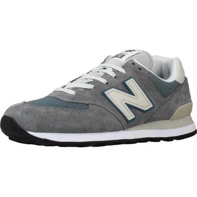 Imagen del producto de Zapatillas New Balance 574 para hombre, de gamuza, color gris, talla 41.5 EU