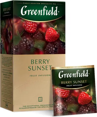 Produktbild von Kräutertee GREENFIELD BERRY SUNSET  25 TEE BEUTEL