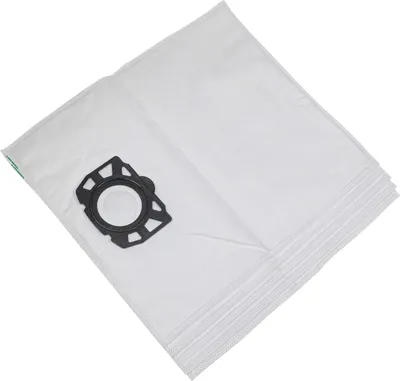 Produktbild von vhbw 5x Staubbeutel Ersatz für Kärcher 69044130, 4039784550339, 6.904-413.0 für Staubsauger - 39cm x 24,5cm Weiß